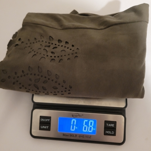 Melissa Paige Boho Faux Suede Dress sz PL - Picture 8 of 8